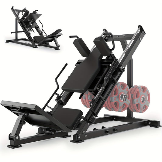 Leg Press Hack Squat Machine, 1400 Lbs Weight Capacity,