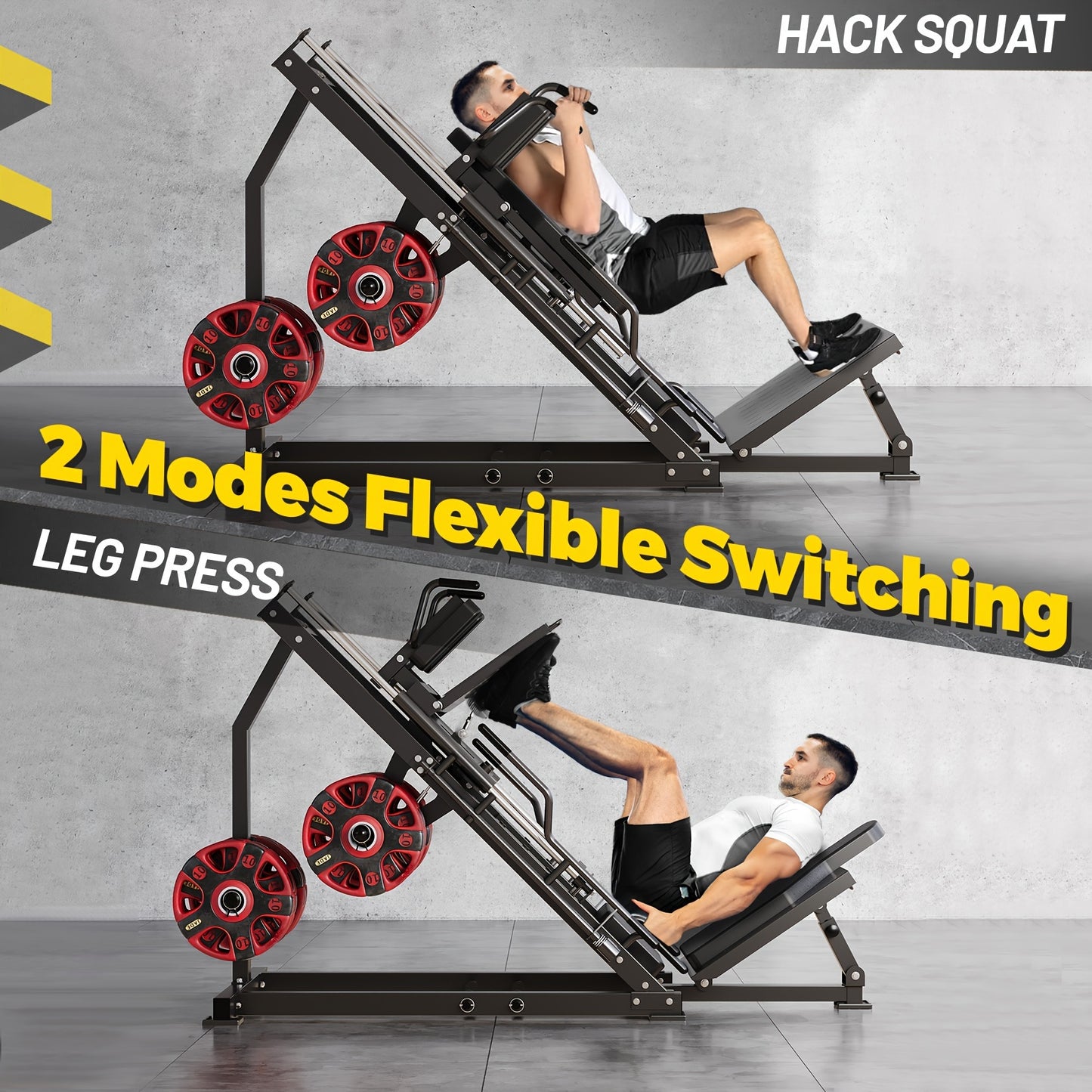 Professional Adjustable Leg Press Machine With Linear Bearings For Home Gym,