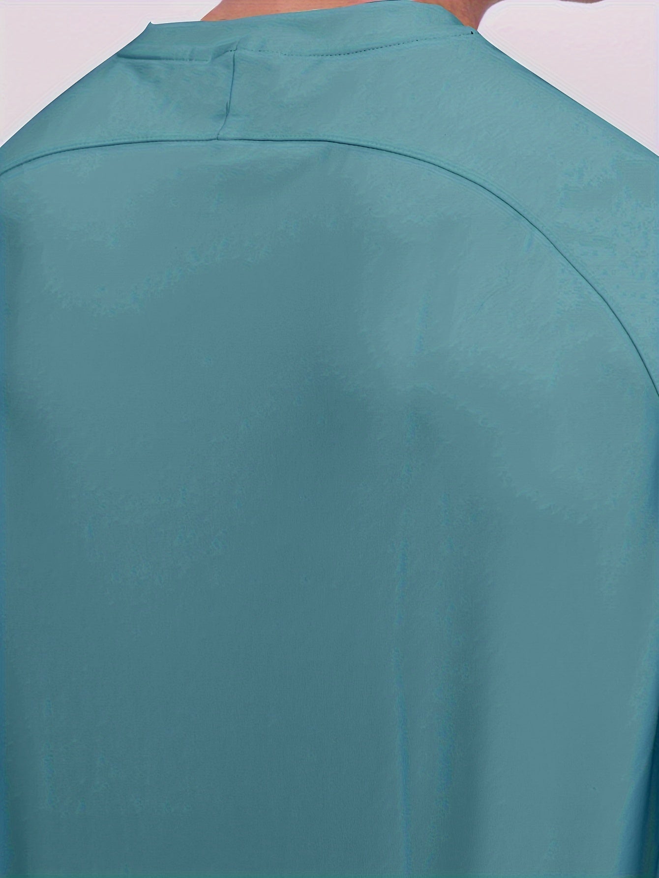 Stretchy Fashion Tee - Moisture-Wicking, Quick-Drying, Round Neck