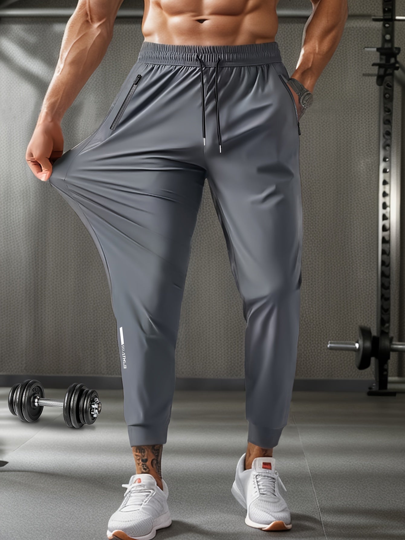 Mens Stretchy Athletic Joggers -