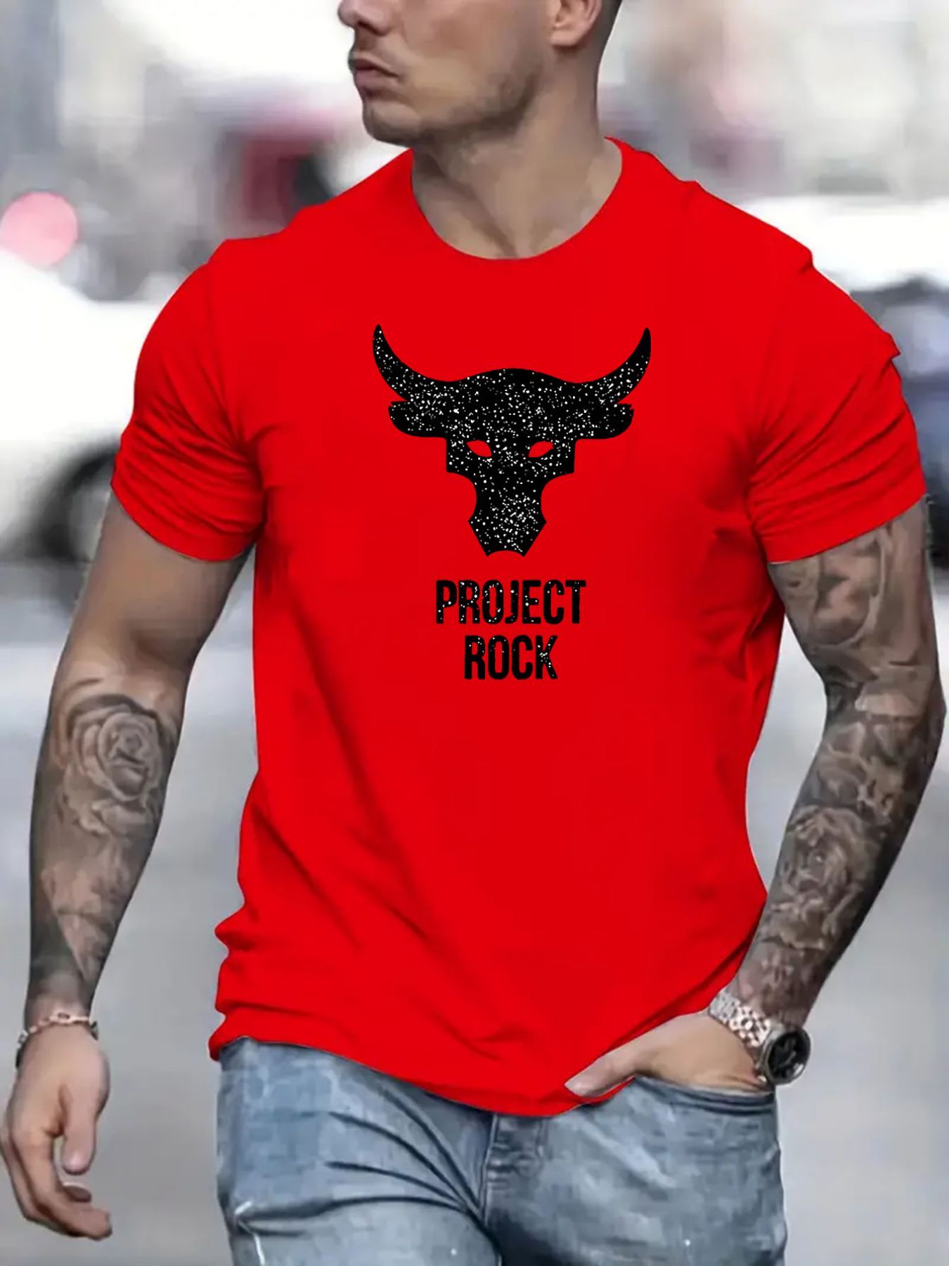 Vintage Bullhead Mens T-shirt - Short Sleeve