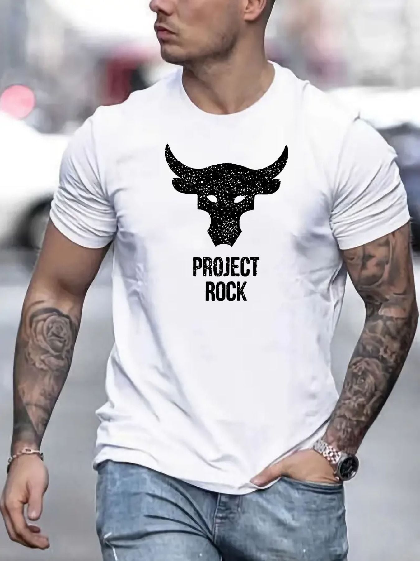 Vintage Bullhead Mens T-shirt - Short Sleeve