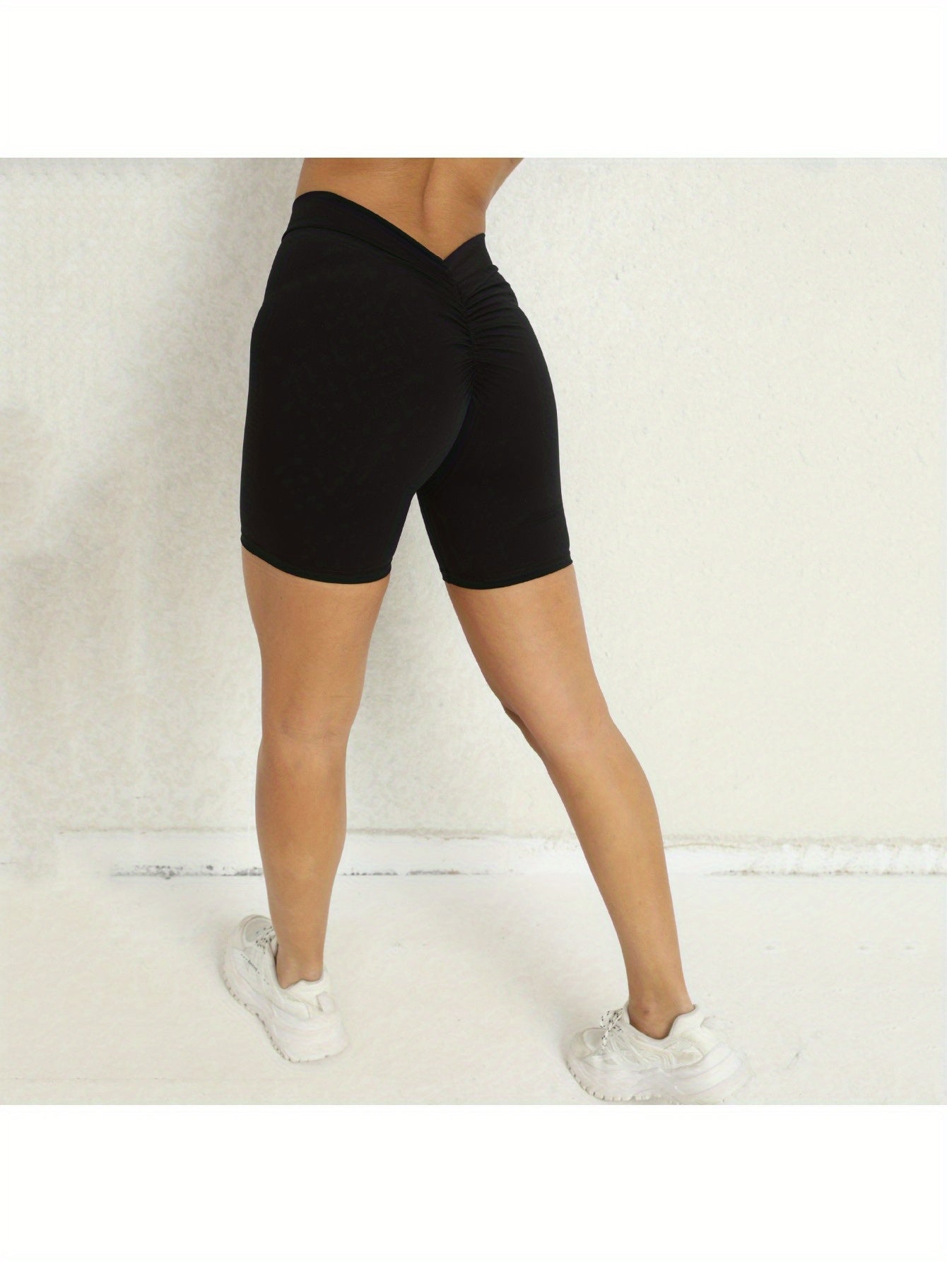 High Waist Tummy Control Yoga Shorts for Women,