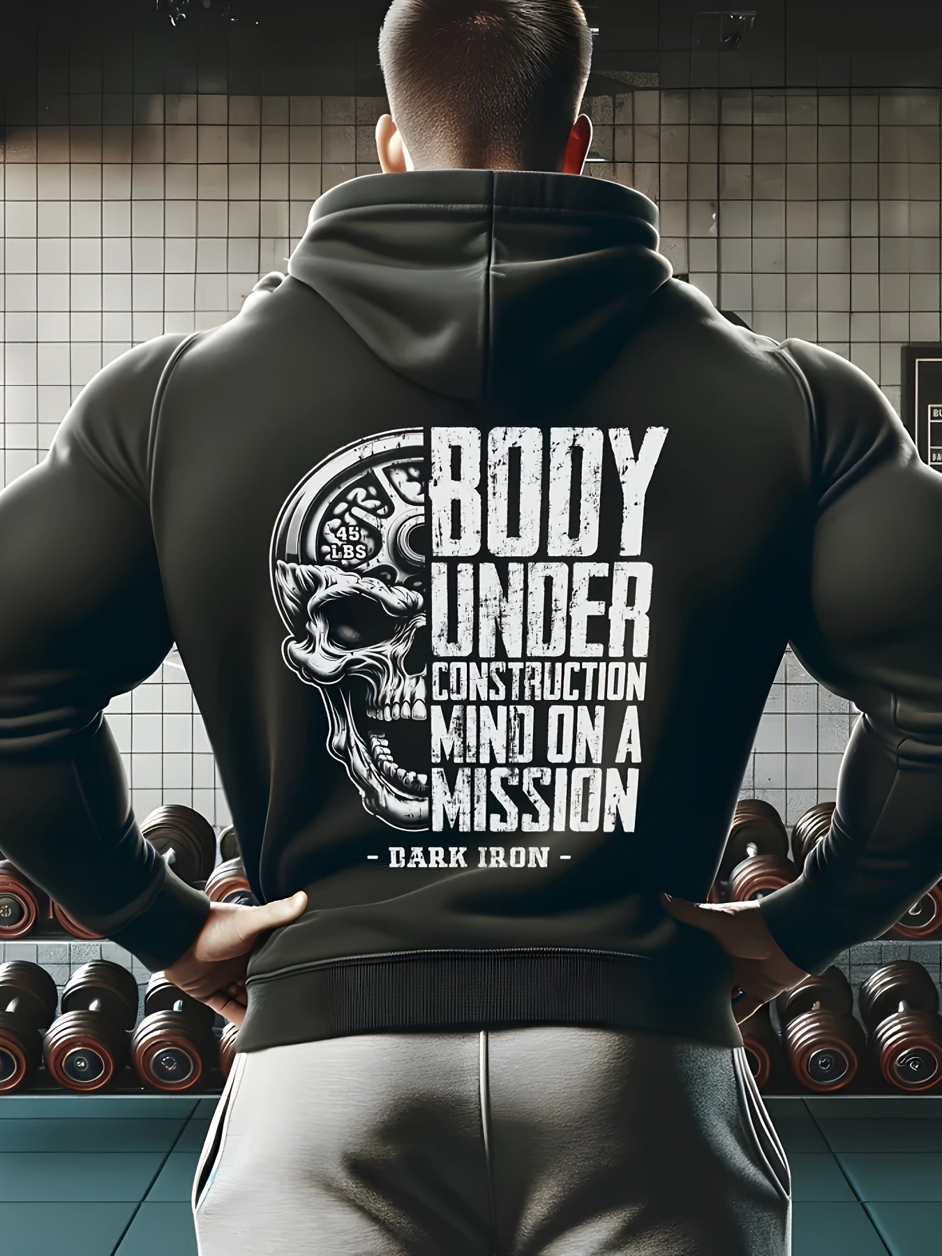 Men's Fleece-Lined Hoodie with Kangaroo Pocket