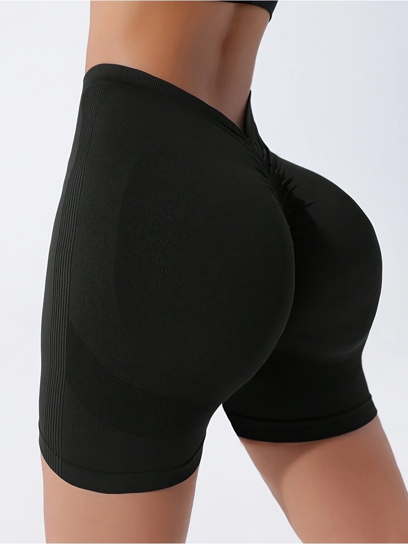 High-Waist Tummy Control Fitness Shorts for Women,