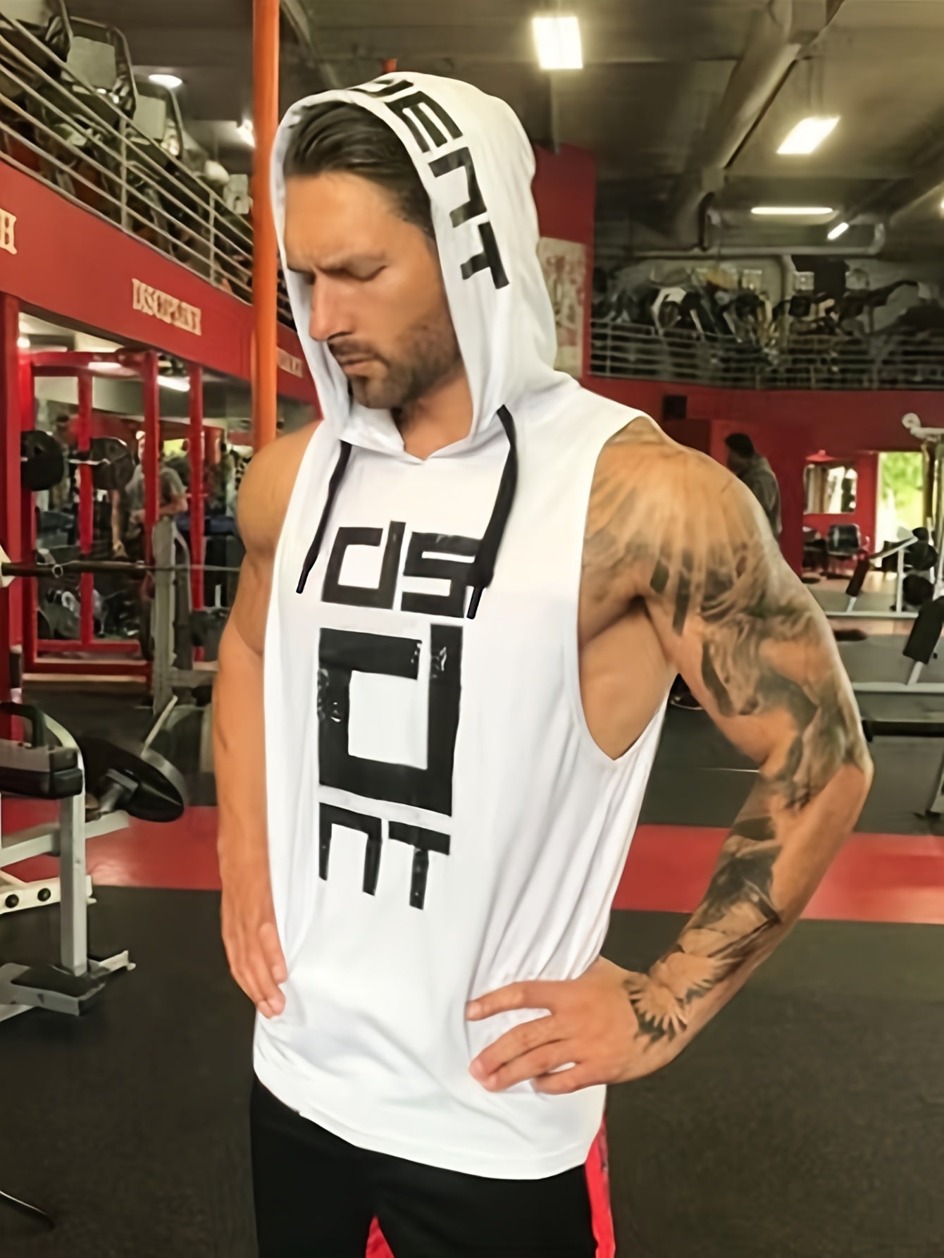 Vibrant Letter Print Sleeveless Tank Top