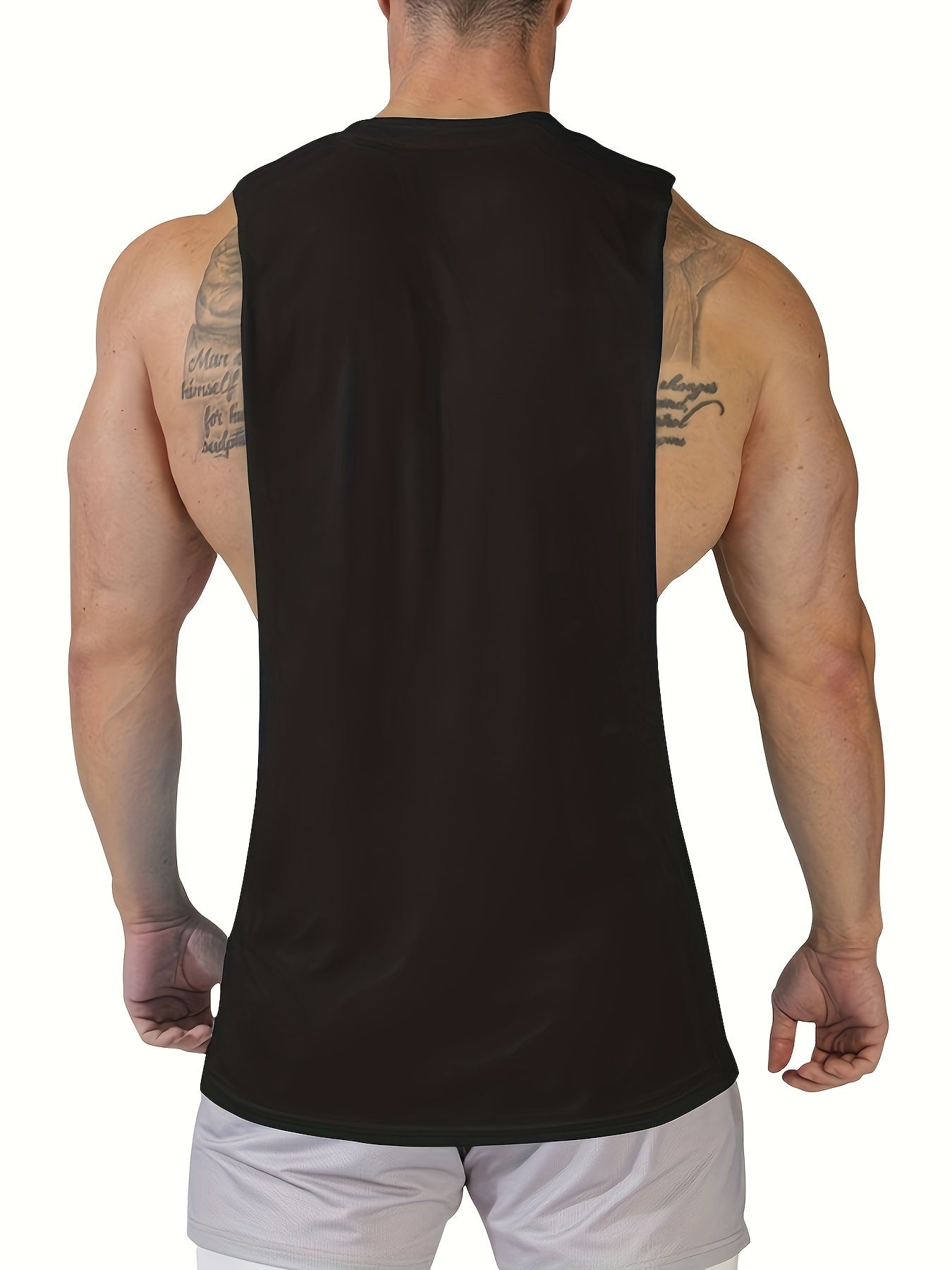 Muscle show strong men's fast drying breathable loose breathable comfortable sleeveless high performance vest