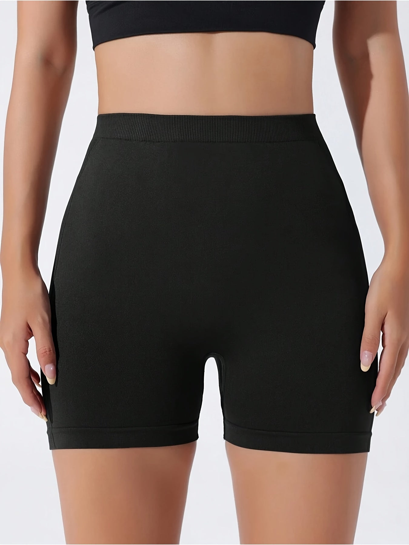 High-Waist Tummy Control Fitness Shorts for Women,