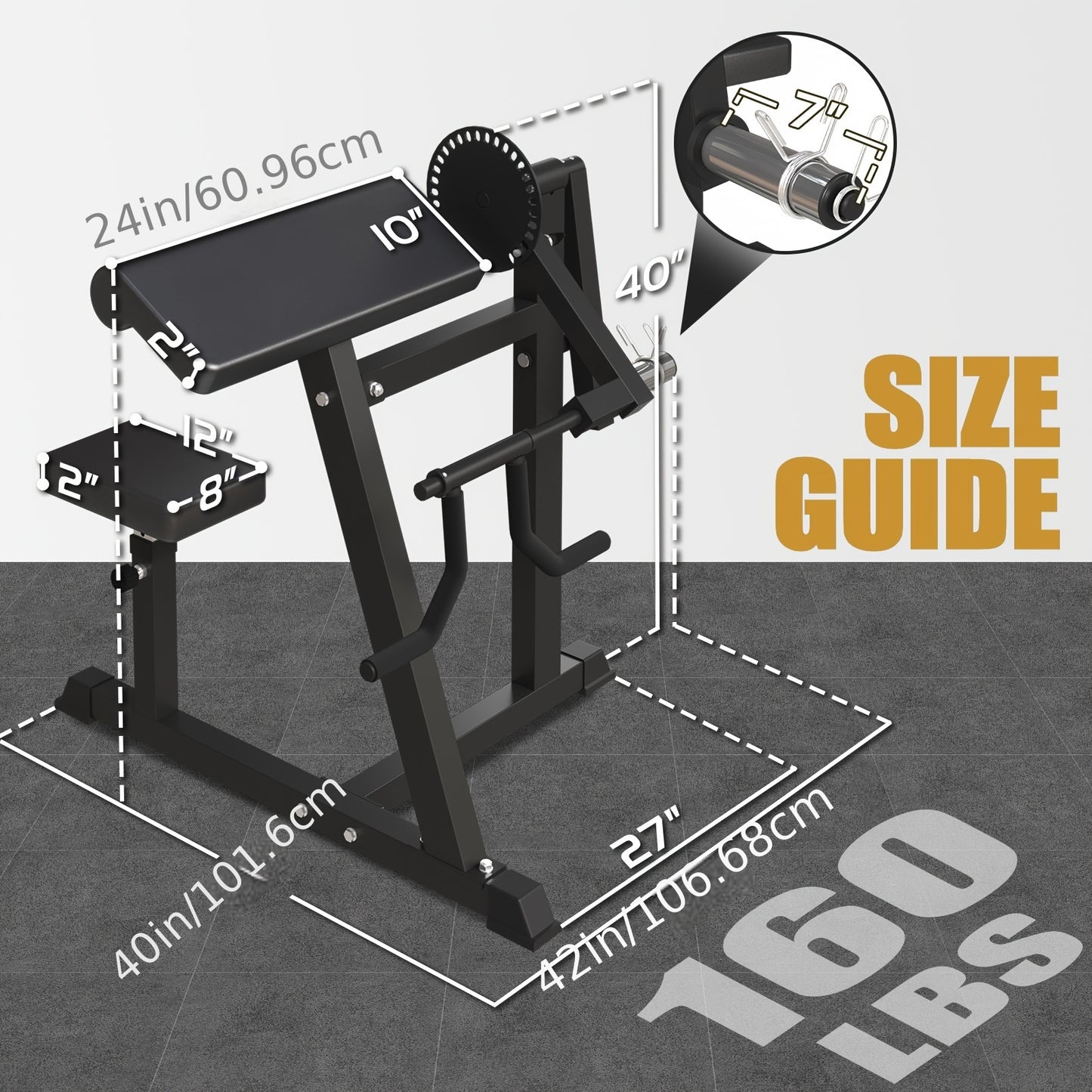 ] 2-in-1 Bicep Curl & Tricep Press Extension Machine