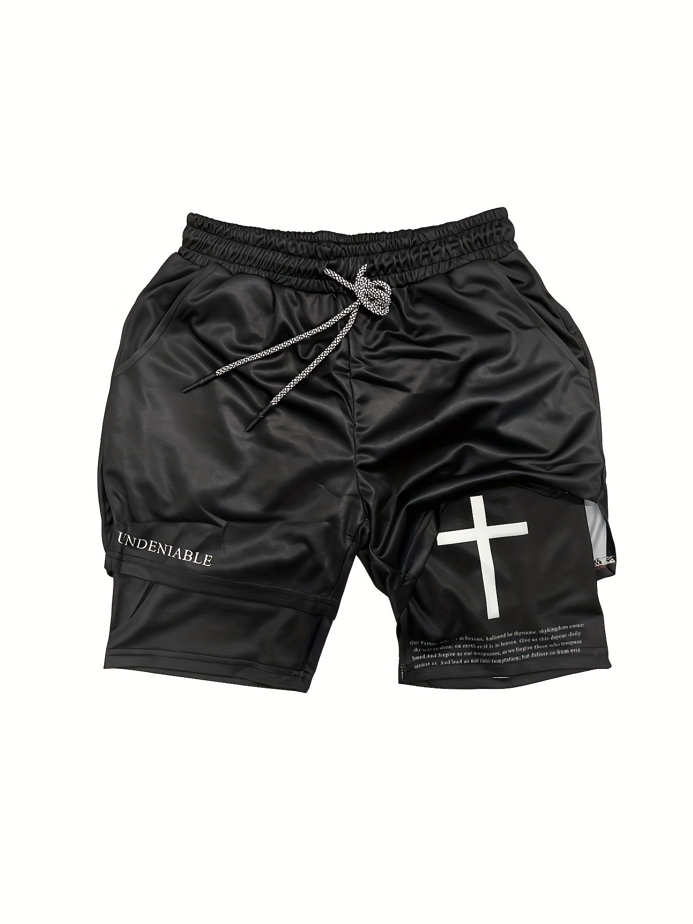 Men's 2 In 1 Compression And Athletic Gym Shorts