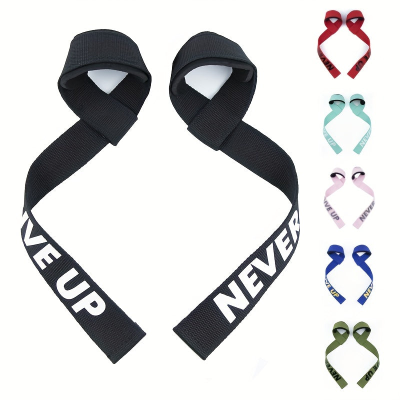 1 Pair Premium Padded Wrist Straps - Wrist Wraps for Weightlifting, Gym, and Fitness Enthusiasts