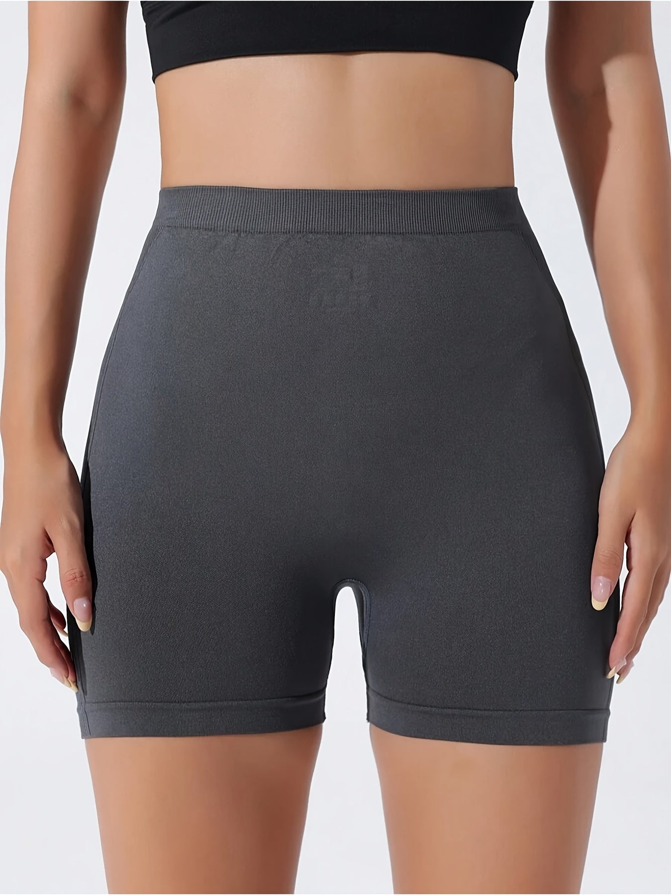 High-Waist Tummy Control Fitness Shorts for Women,