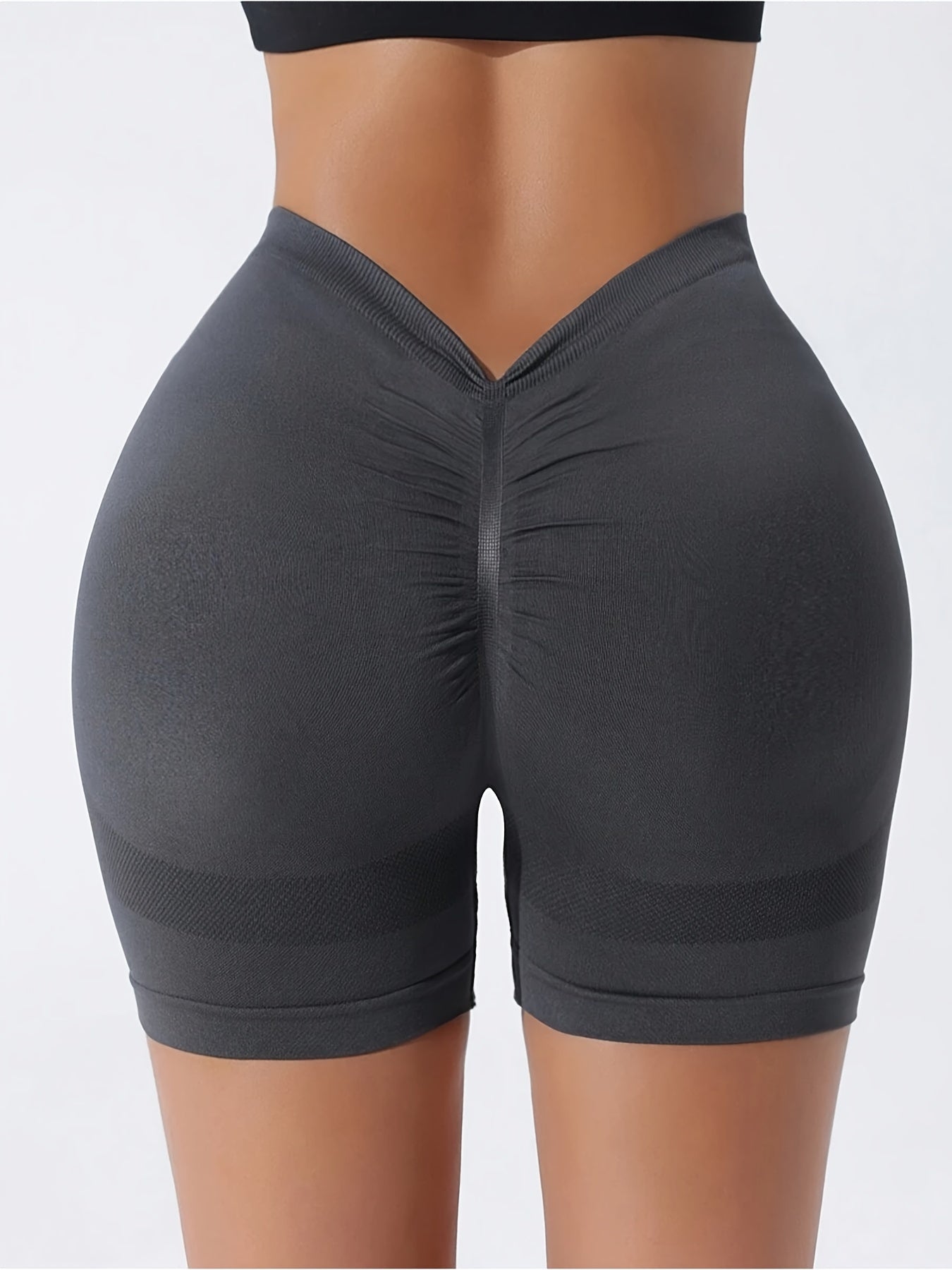High-Waist Tummy Control Fitness Shorts for Women,