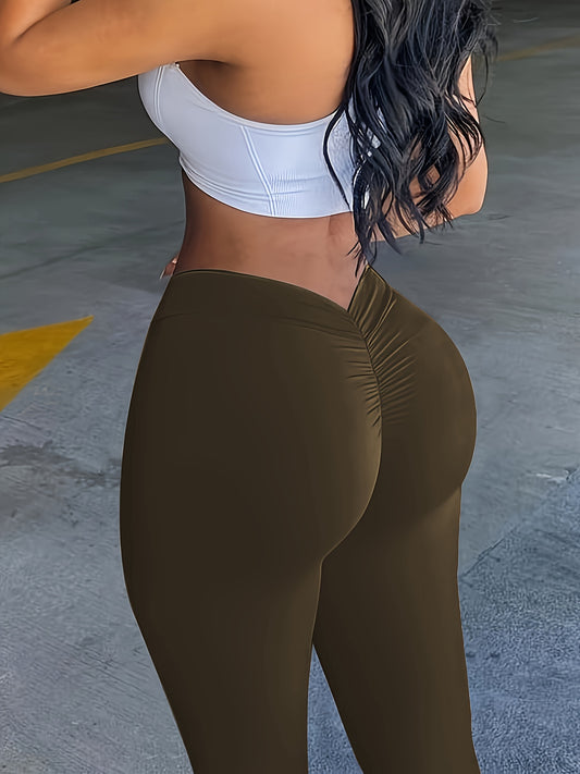 Sexy V-Cut Yoga Pants for Women -