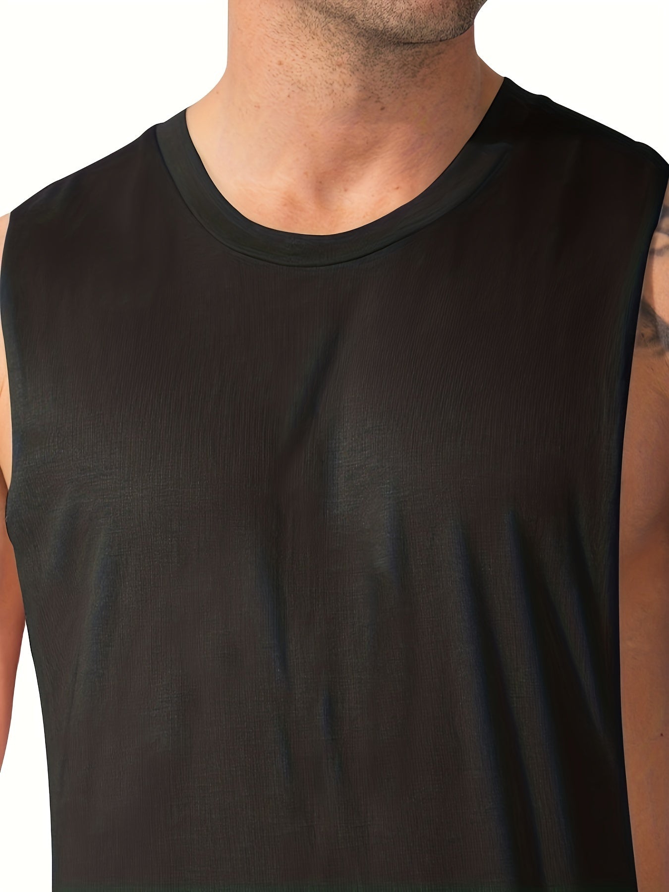 Muscle show strong men's fast drying breathable loose breathable comfortable sleeveless high performance vest