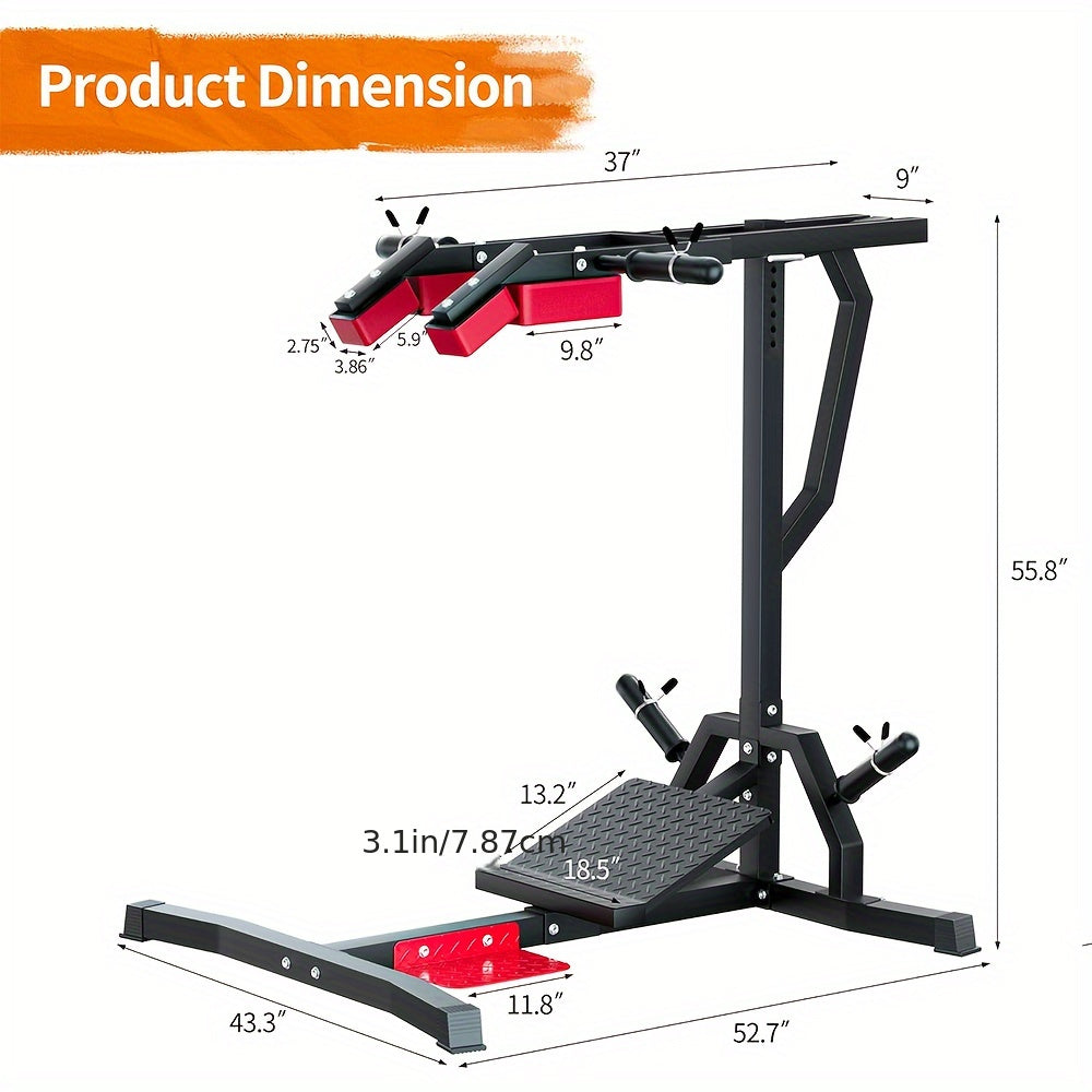 Lower Body Training Leverage Squat Calf Raise Machine, Hack Squat and Leg Press Machine