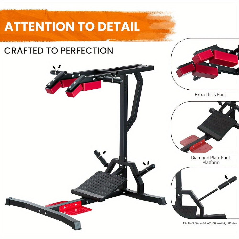 Lower Body Training Leverage Squat Calf Raise Machine, Hack Squat and Leg Press Machine