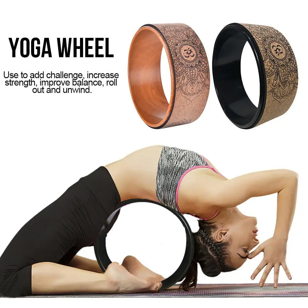 Fitness Wheel Hollow Improve Back Bending Stretch Pilates Circle Yoga Accessories