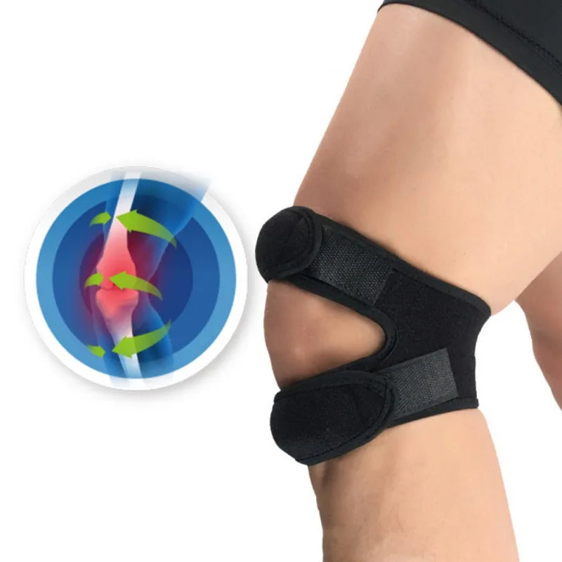 1pcs Sports Knee Pad Patella Band Elastic Bandage Band Knee Pad Football Basketball Sports Fitness Sport Running Knee Brace Tool