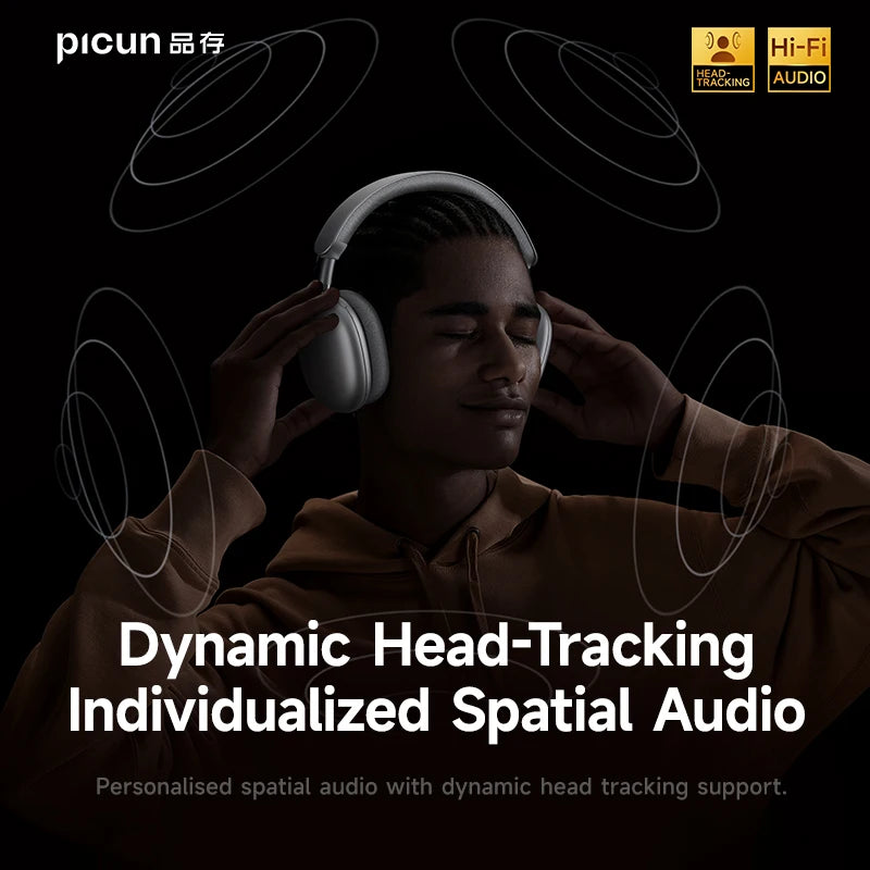 Picun F8 Pro ANC Wireless Headphones 3D Spatial Audio Head Tracking