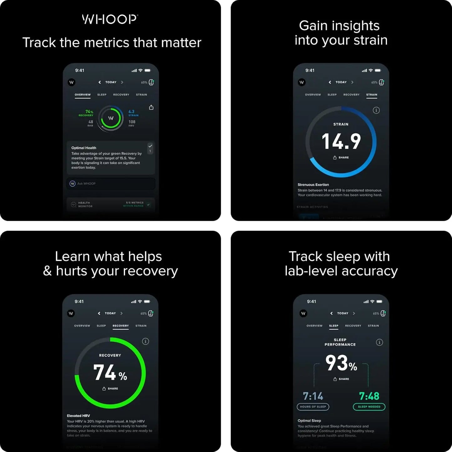 Health, Fitness & Activity Tracker – Continuous Monitoring, Performance Optimiza