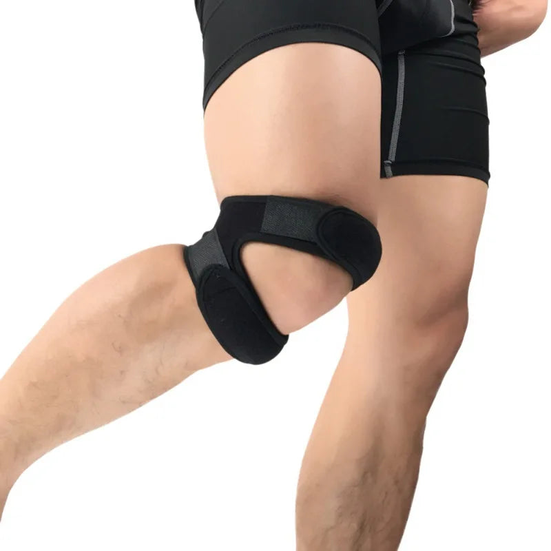 1pcs Sports Knee Pad Patella Band Elastic Bandage Band Knee Pad Football Basketball Sports Fitness Sport Running Knee Brace Tool