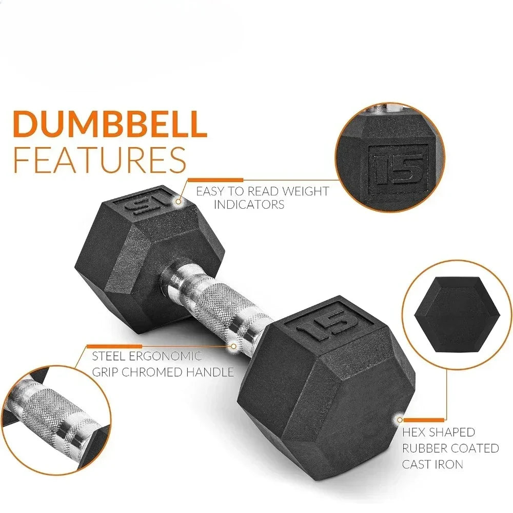 Dumbbell Dumbbell Set With Rack | Multiple Options in 150lbs and 210lbs