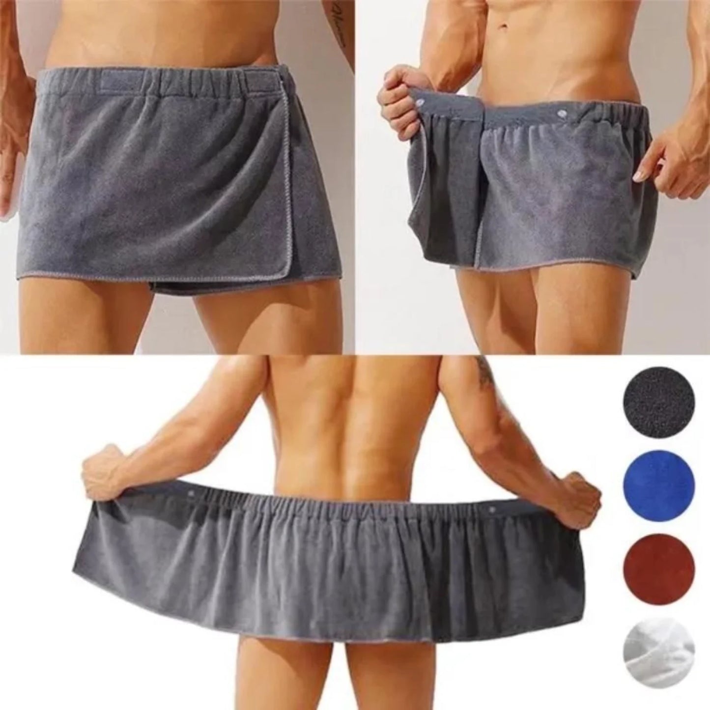 100% Polyester Men's Bath Towel Wrap