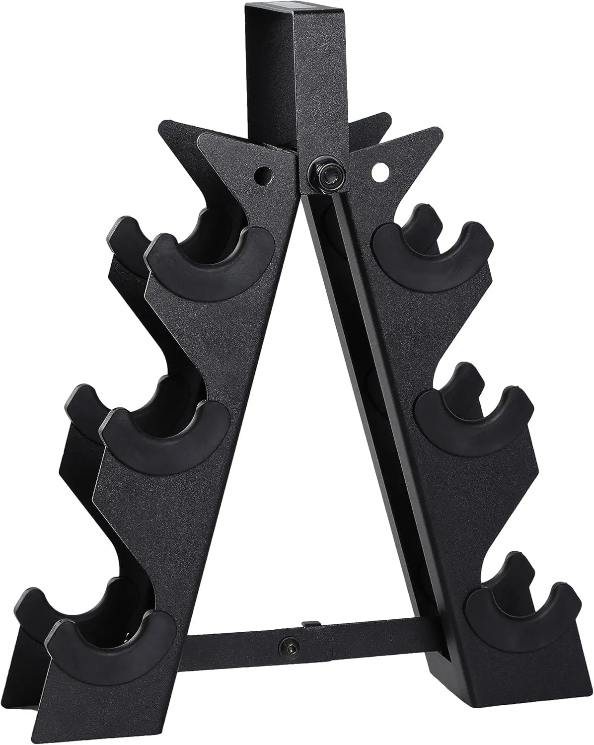 Neoprene Dumbbell Free Hand Weight Set with Rack,