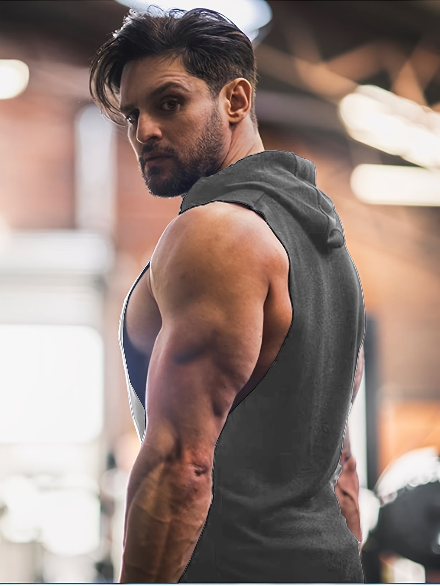 3-Pack Sleeveless Hooded Vest Men