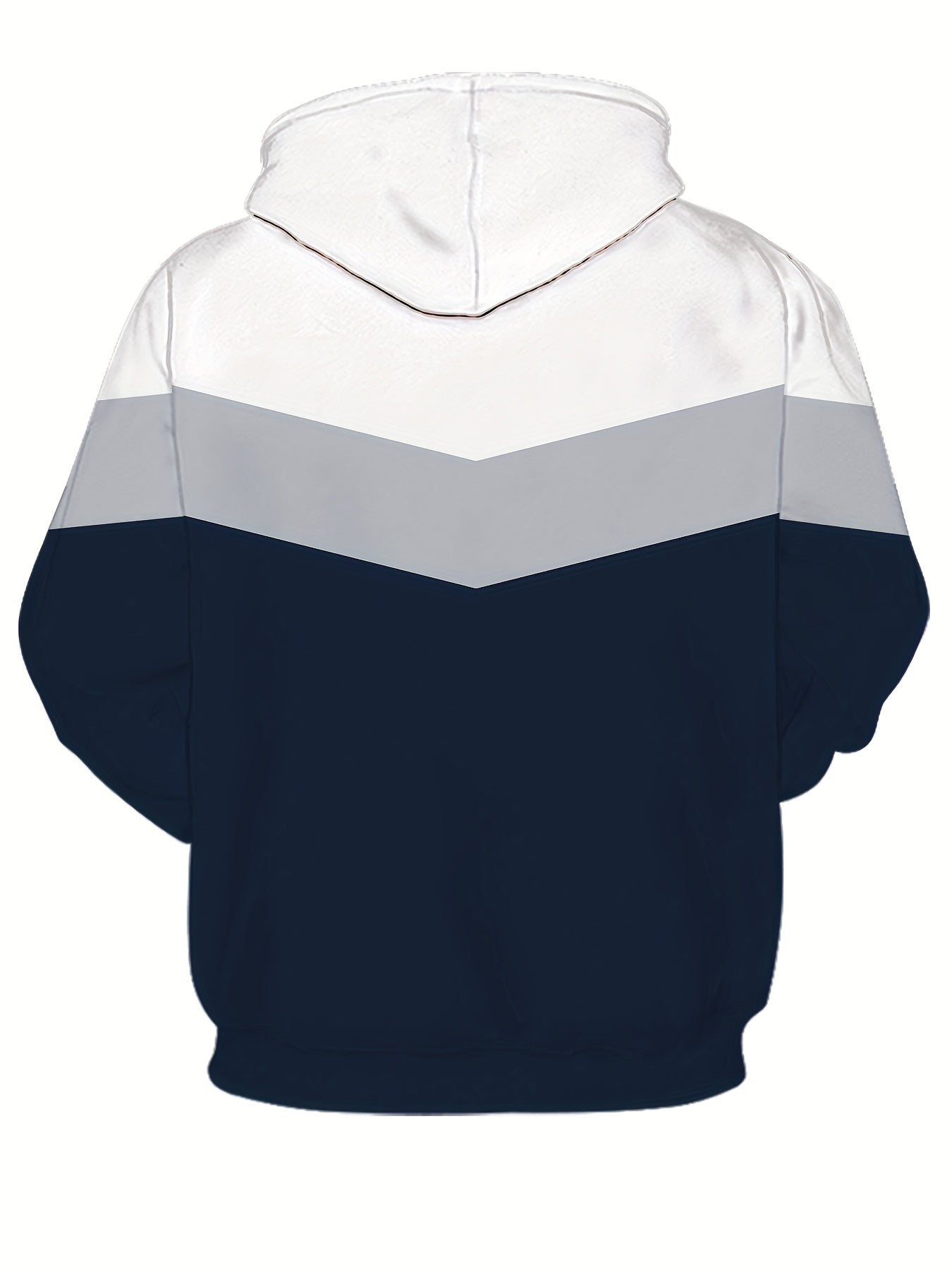 Large Size Men's Casual Pullover Hoodie -