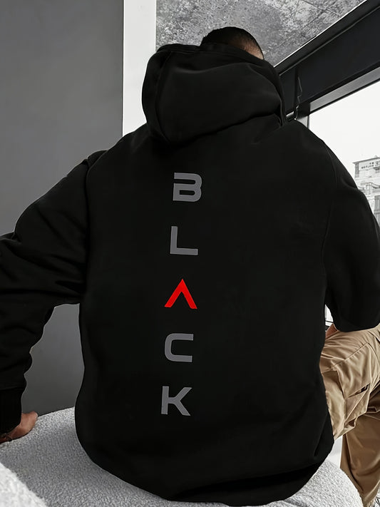 Men's Athletic Hoodie with Kangaroo Pocket