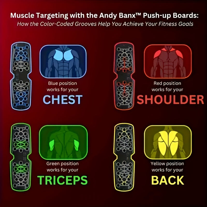 Multifunctional Folding Push Up Board with Handle