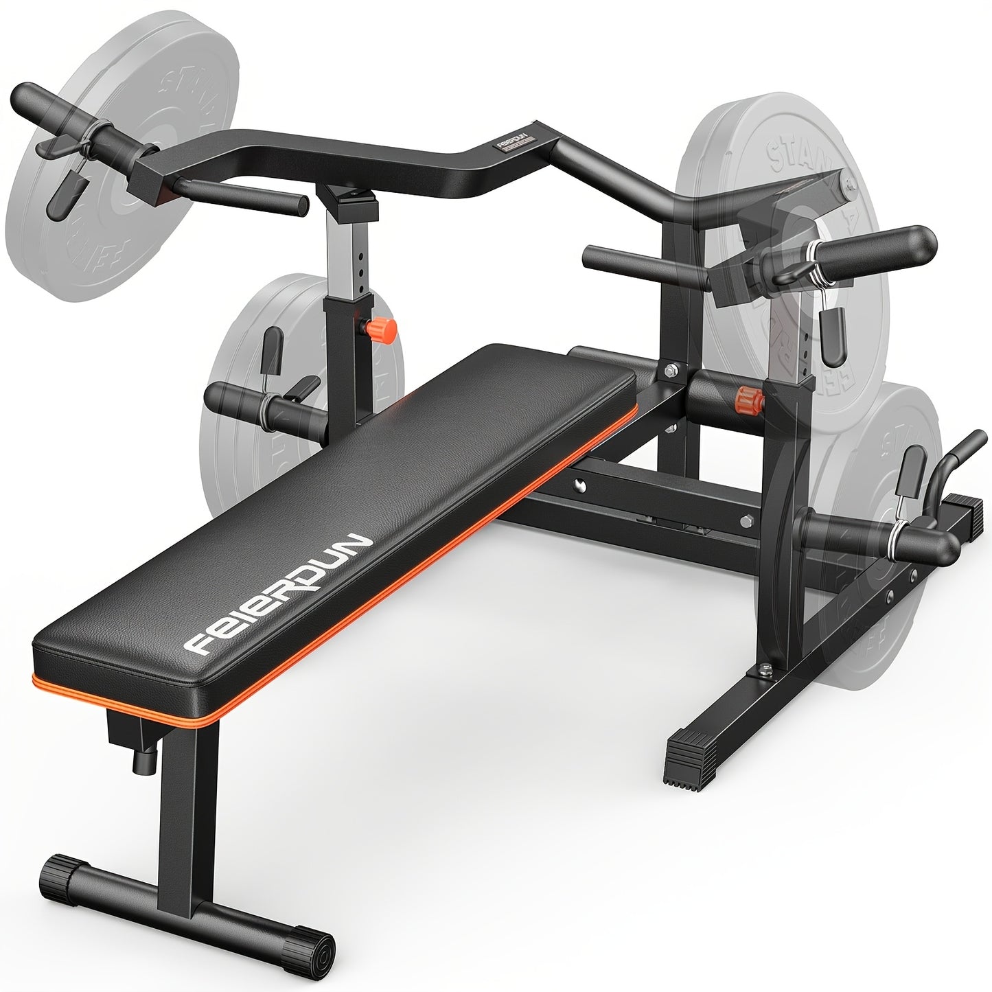 - Adjustable Bench & Converging Arms for Efficient AB Workouts, Shoulder Training, and Total Body Fitness - 1250lbs Capacity,