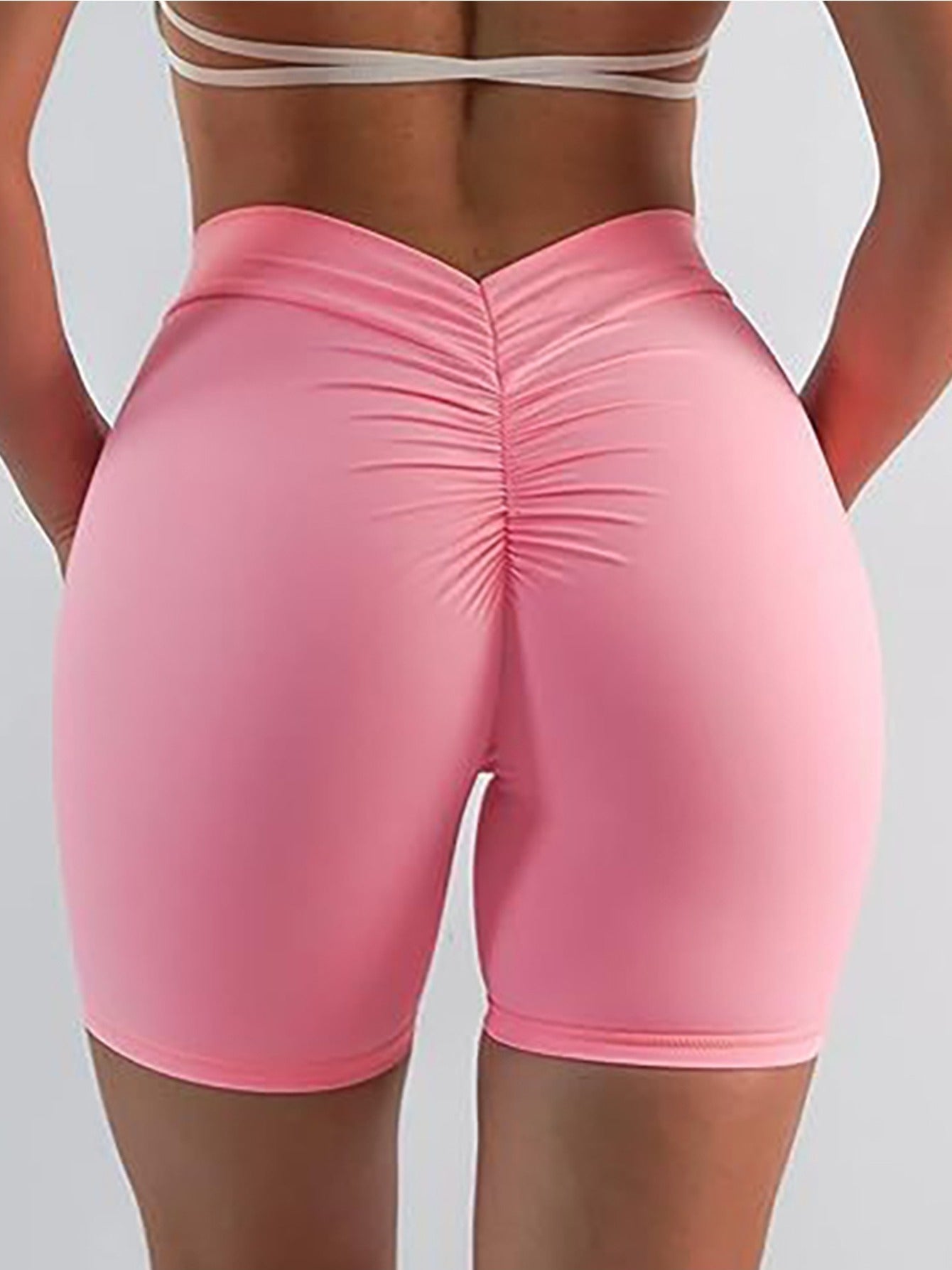 V-Cut Scrunch Butt Lifting Gym Yoga Fitness Tummy Control Activewear