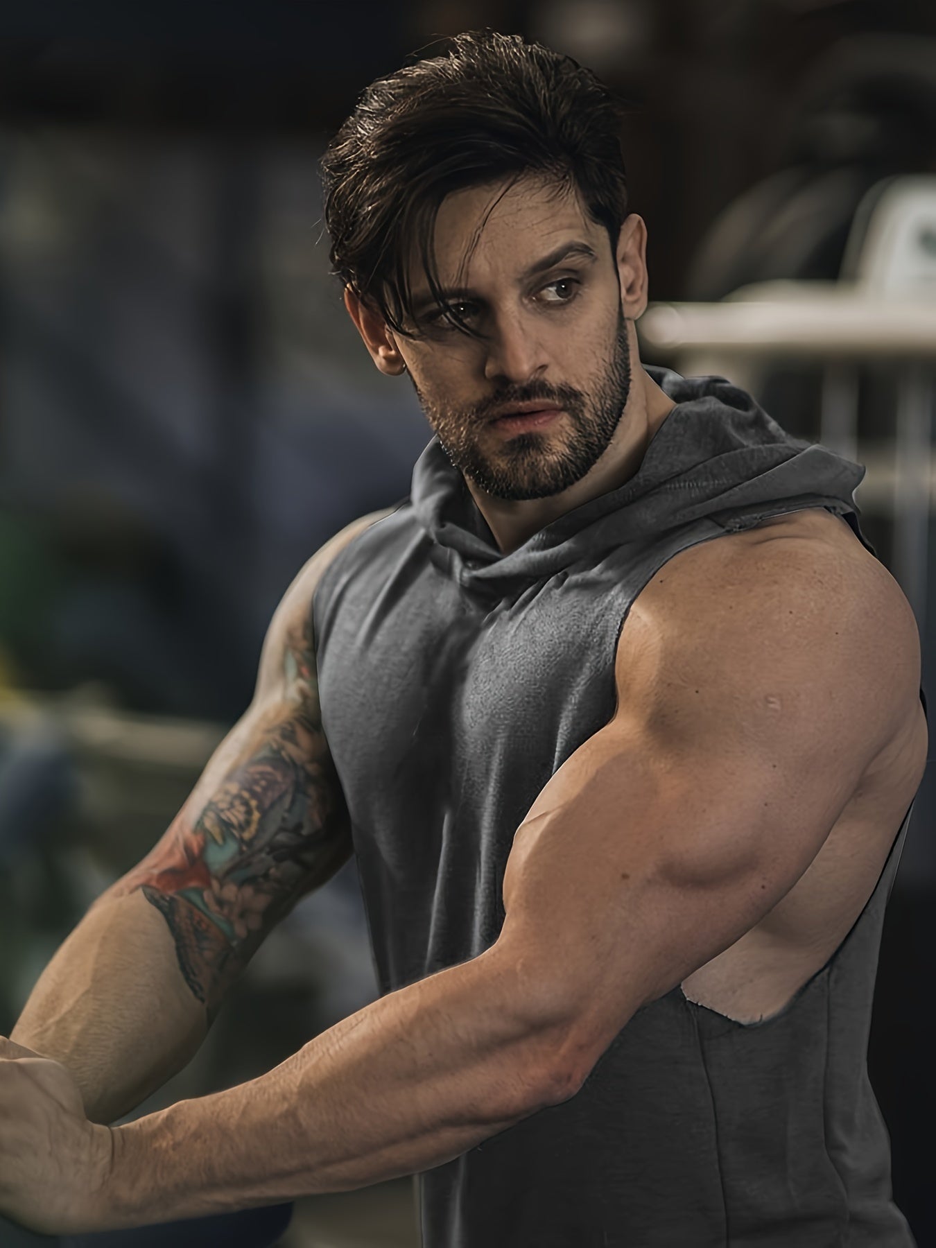3-Pack Sleeveless Hooded Vest Men