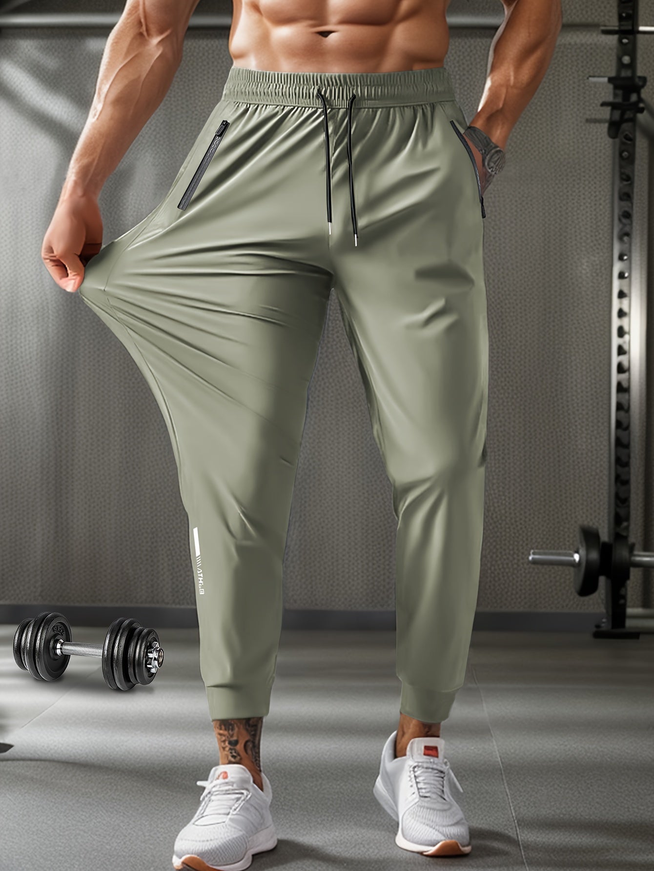 Mens Stretchy Athletic Joggers -