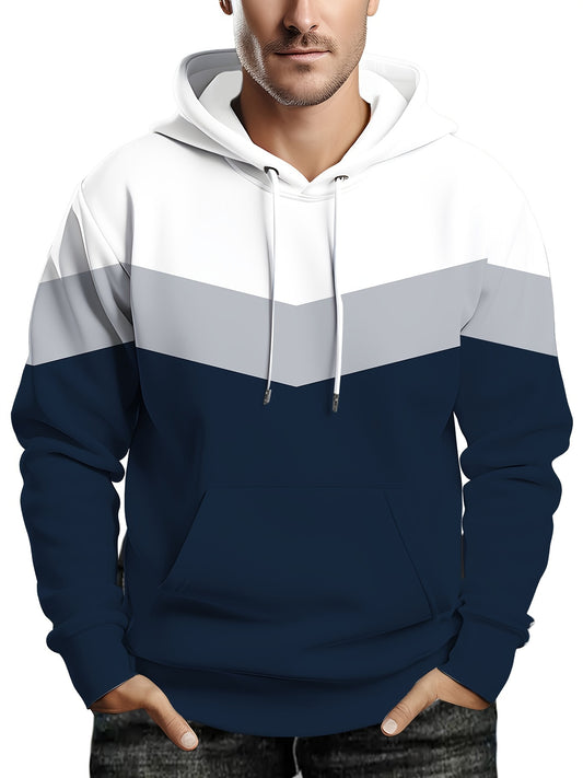 Large Size Men's Casual Pullover Hoodie -